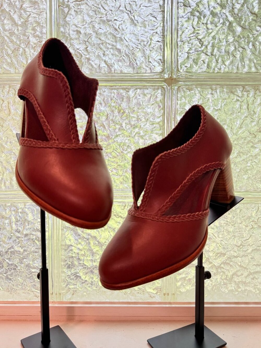 ELF Spirit Walker Leather Booties Brown Size 9 Handcrafted Bali Fair Trade